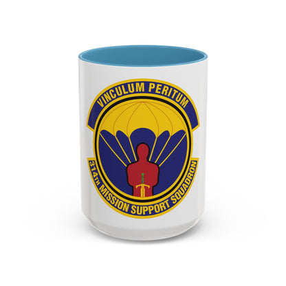 314th Mission Support Squadron (U.S. Air Force) Accent Coffee Mug