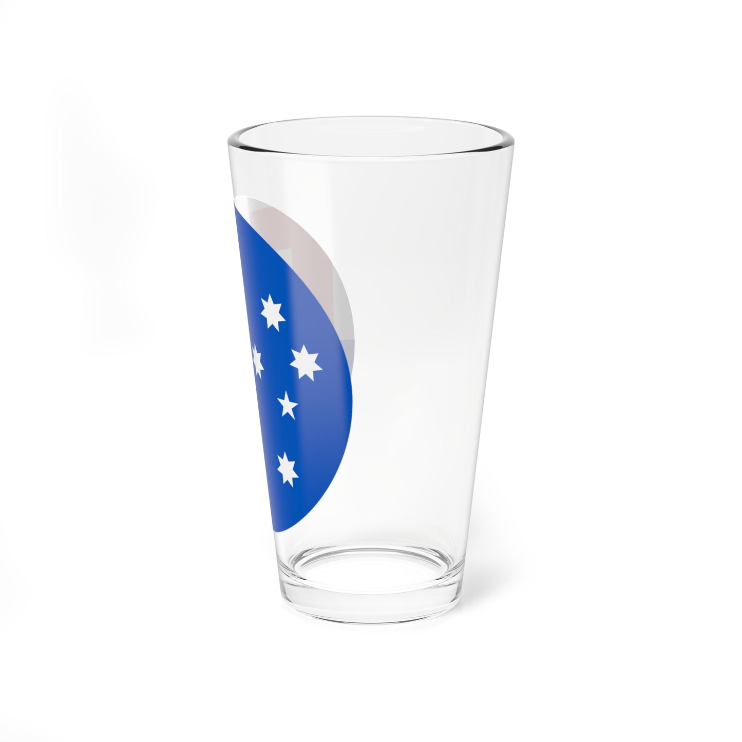 Australia flag icon round (Australia) Pint Glass 16oz