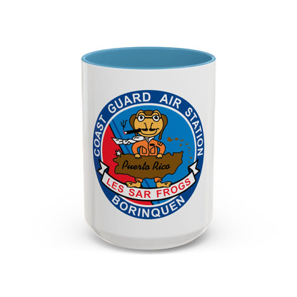 USCG Air Station Borinquen   Les SAR Frog (U.S. Coast Guard) Accent Coffee Mug