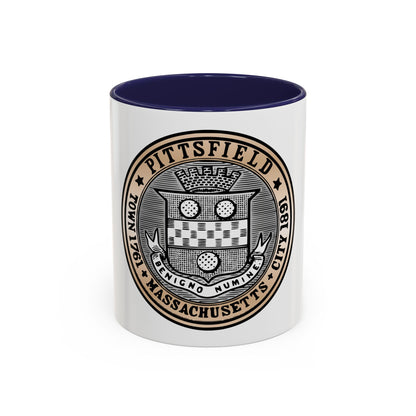 Seal of Pittsfield Massachusetts - Accent Coffee Mug