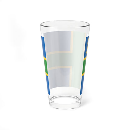 Presquile de Crozon District Flag (France) Pint Glass 16oz
