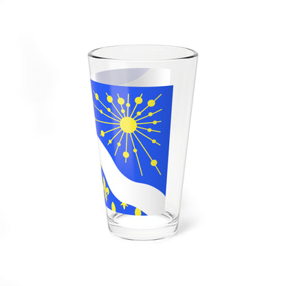 Drapeau fr departement Essonne (France) Pint Glass 16oz