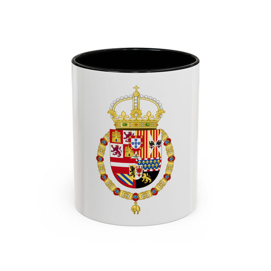 Royal Coat of Arms of Spain (1580-1668) - Accent Coffee Mug