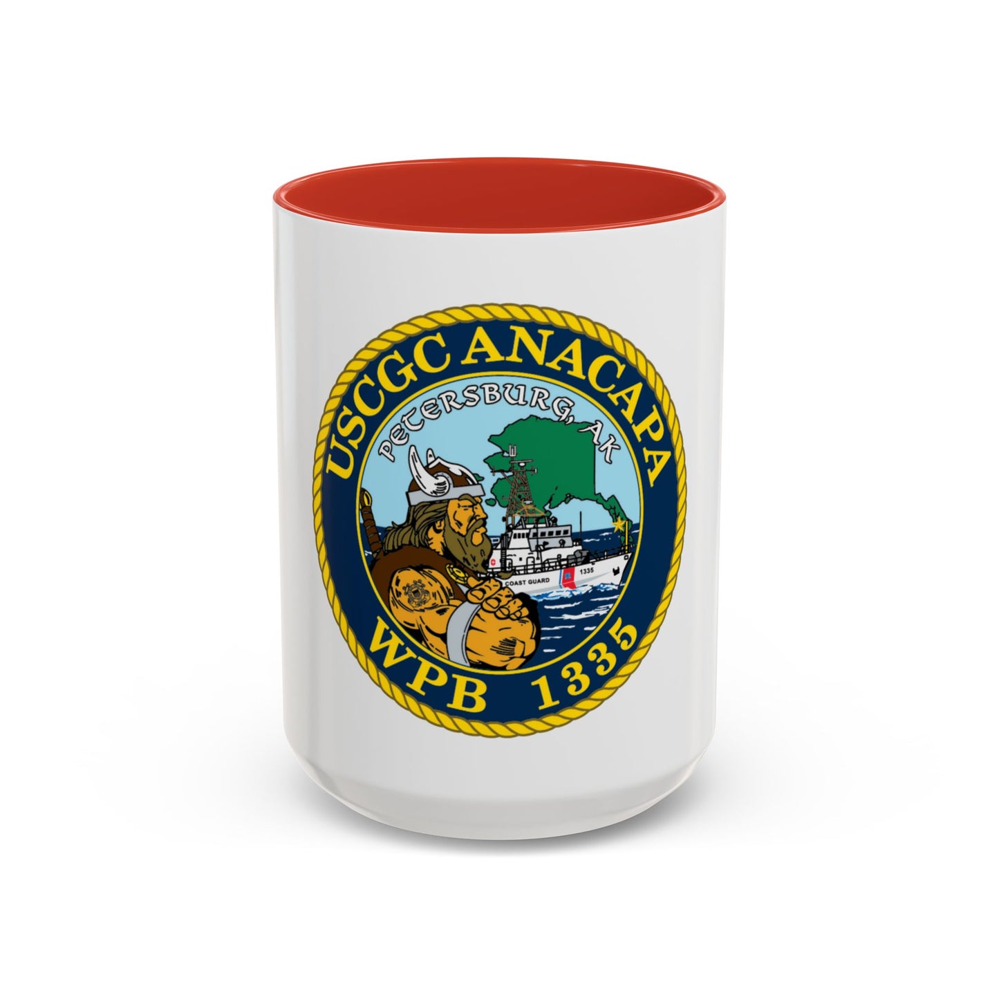 USCGC Anacapa WPB 1335 Petersburg AK (U.S. Coast Guard) Accent Coffee Mug