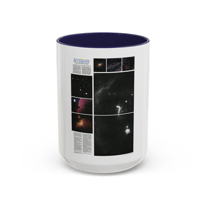 Heavens, The - Palomar Sky Survey (1983) (Map) Accent Coffee Mug