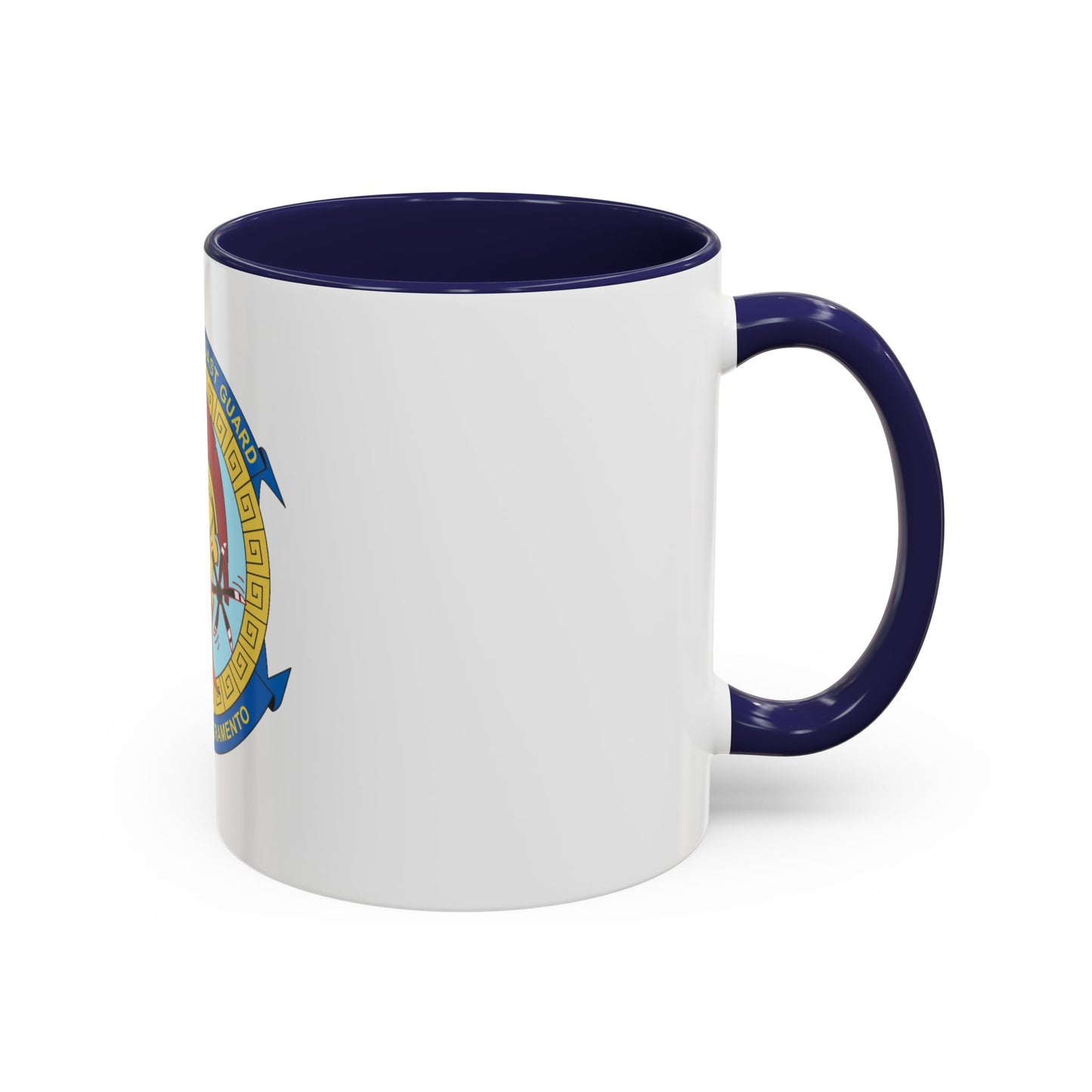 USCG AS Sacramento CA (U.S. Coast Guard) Accent Coffee Mug
