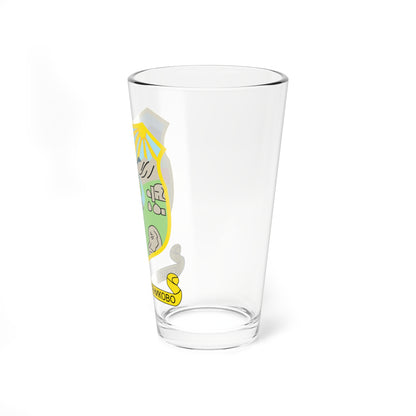 Coat of arms of Zelenikovo Municipality (North Macedonia) (Coat of Arms) Pint Glass 16oz