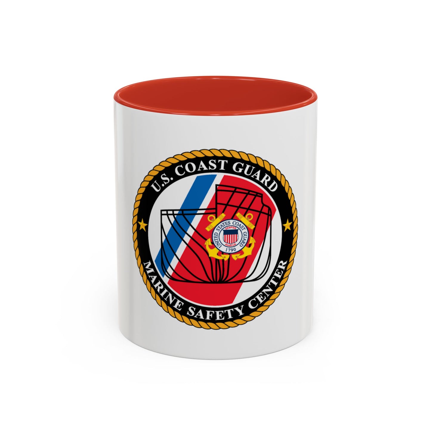 USCG MARINE SAFETY CENTER (U.S. Coast Guard) Accent Coffee Mug