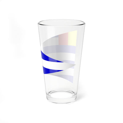Flag of societe nautique de geneve (Switzerland) Pint Glass 16oz