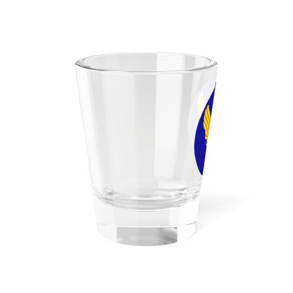 Verre à liqueur avec insigne historique de l'armée de l'air (US Air Force) 1,5 oz