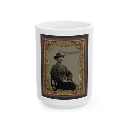 Unidentified Soldier In Union Hospital Steward Uniform (U.S. Civil War) White Coffee Mug