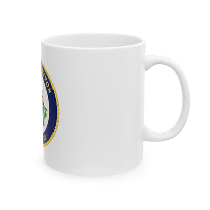 USCG Stratton WMSL 752 (U.S. Coast Guard) White Coffee Mug