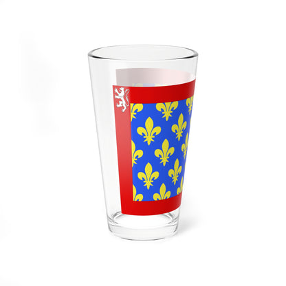 Drapeau fr departement Sarthe (France) Pint Glass 16oz