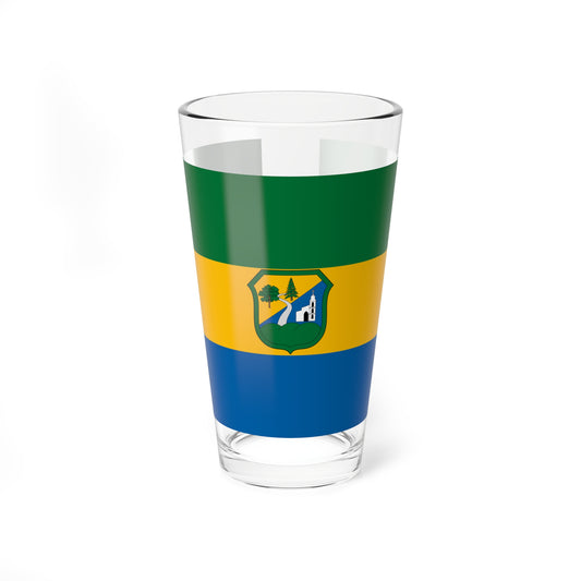 Flag of Szecsenyfelfalu (Hungary) Pint Glass 16oz