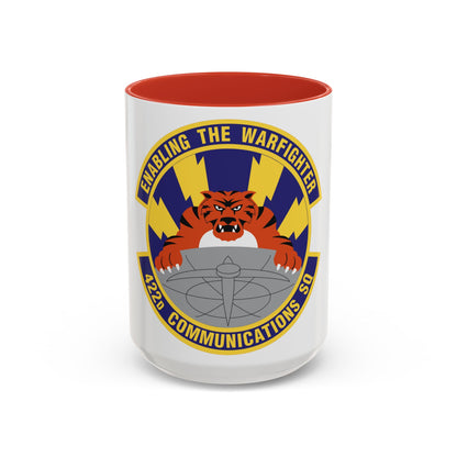 422d Communications Squadron (U.S. Air Force) Accent Coffee Mug