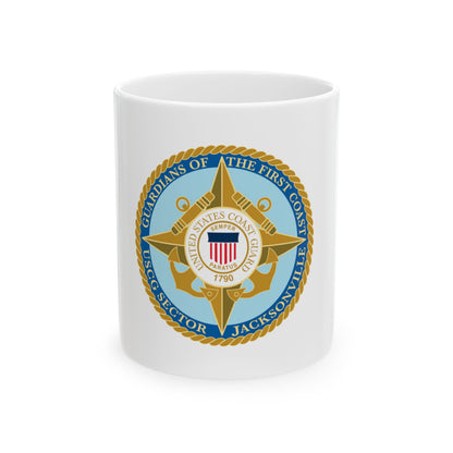 USCG Sector Jacksonville Guardians of the first coast (U.S. Coast Guard) White Coffee Mug