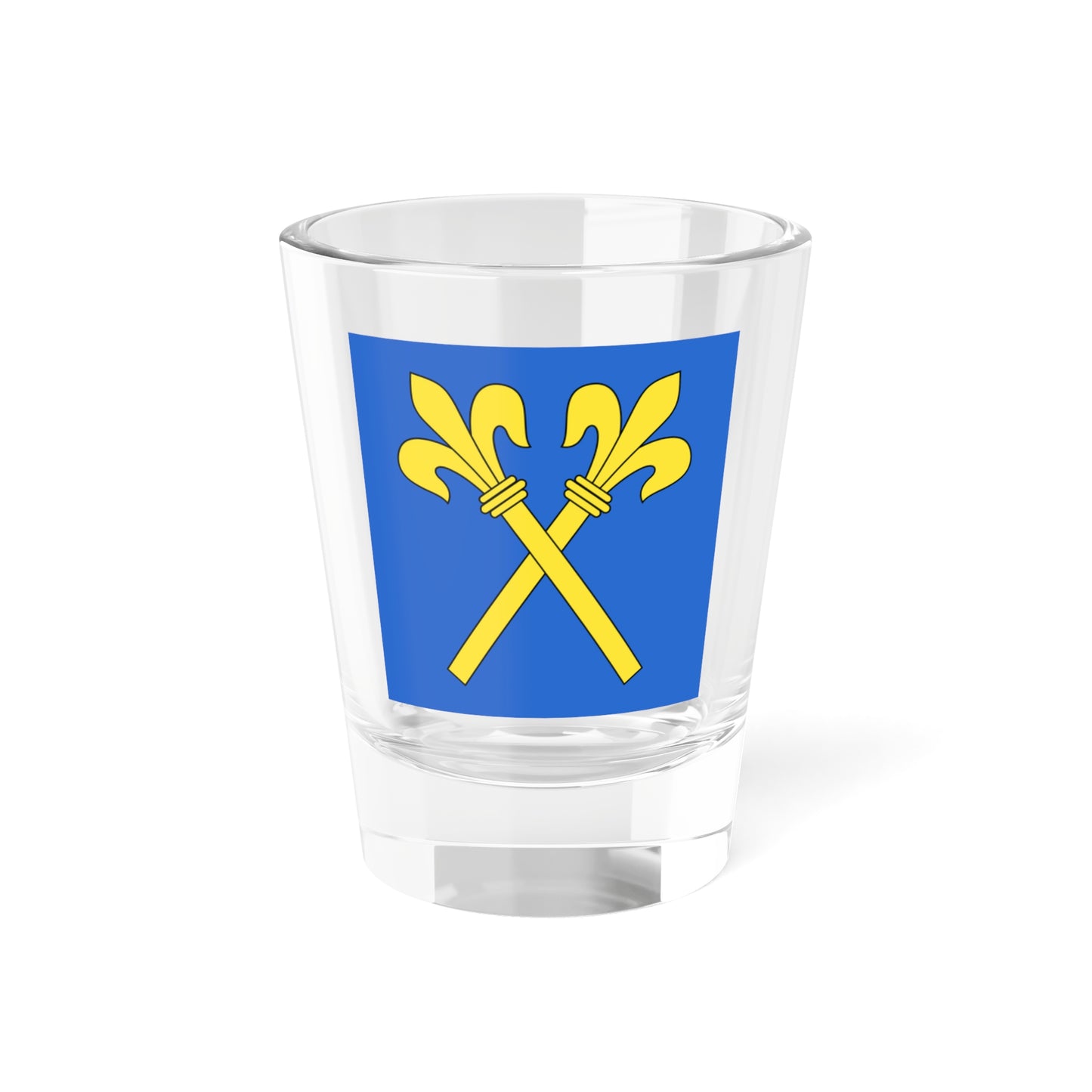 Fahne Zunft zur Saffran (Switzerland) Shot Glass 1.5oz
