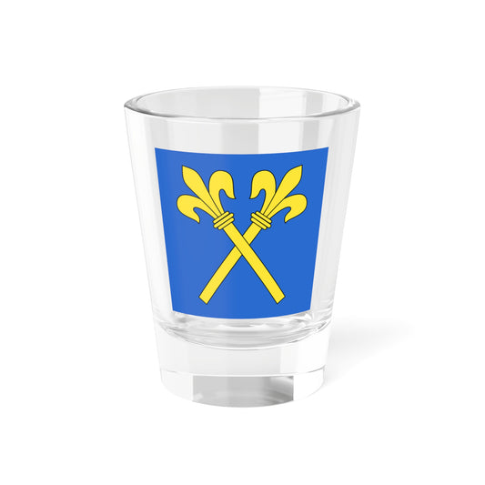 Fahne Zunft zur Saffran (Switzerland) Shot Glass 1.5oz