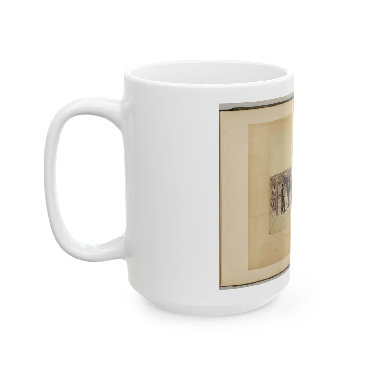 Army Forge Scene, In Front Of Petersburg (U.S. Civil War) White Coffee Mug