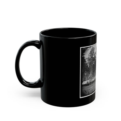 Brandy Station, Virginia. Camp At Headquarters, Army Of The Potomac (U.S. Civil War) Black Coffee Mug