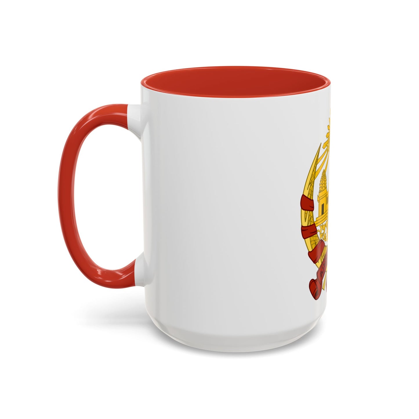 Coat of arms of the Khmer Republic - Accent Coffee Mug