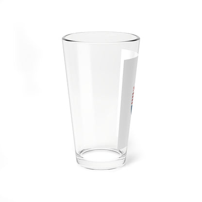 Flag of Budaors vertical (Hungary) Pint Glass 16oz