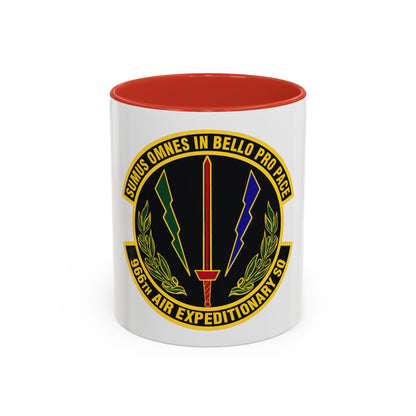 966th Air Expeditionary Squadron (U.S. Air Force) Accent Coffee Mug