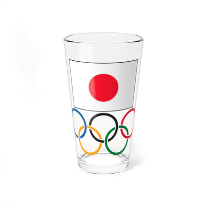 Japanese Olympic Committee logo (Japan) Pint Glass 16oz