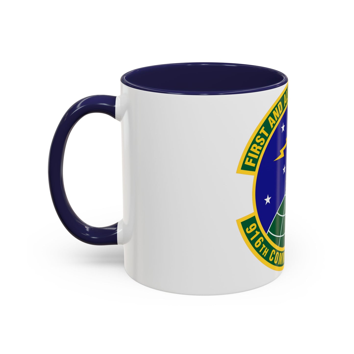 916th Communications Squadron (U.S. Air Force) Accent Coffee Mug