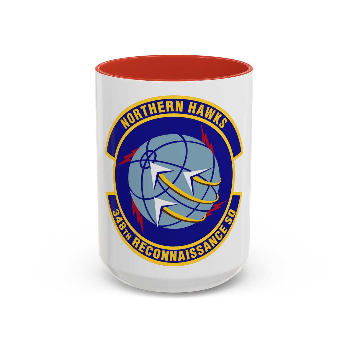348th Reconnaissance Squadron (U.S. Air Force) Accent Coffee Mug