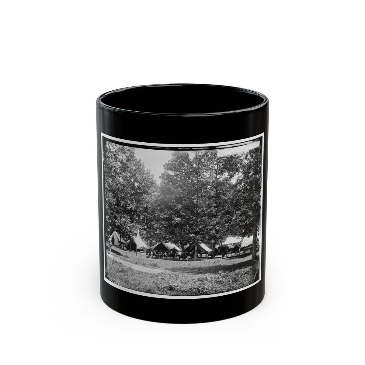 Washington, District Of Columbia (Vicinity). Gen. William F. Bartlett's Headquarters (U.S. Civil War) Black Coffee Mug