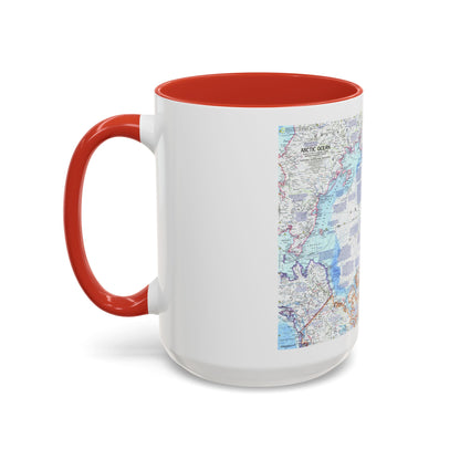 Arctic Ocean (1971) (Map) Accent Coffee Mug