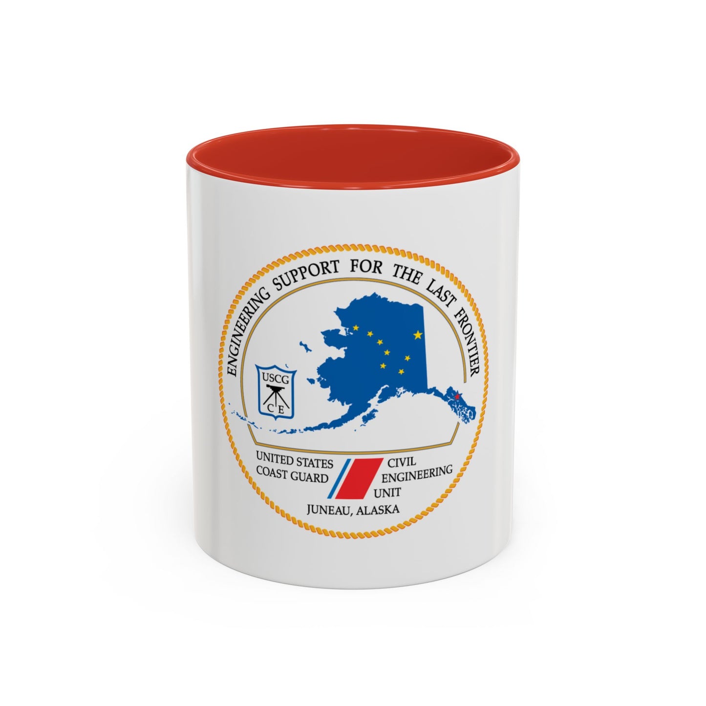 USCG CEU Juneau NEW 08 (U.S. Coast Guard) Accent Coffee Mug