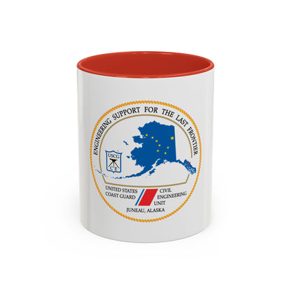 USCG CEU Juneau NEW 08 (U.S. Coast Guard) Accent Coffee Mug