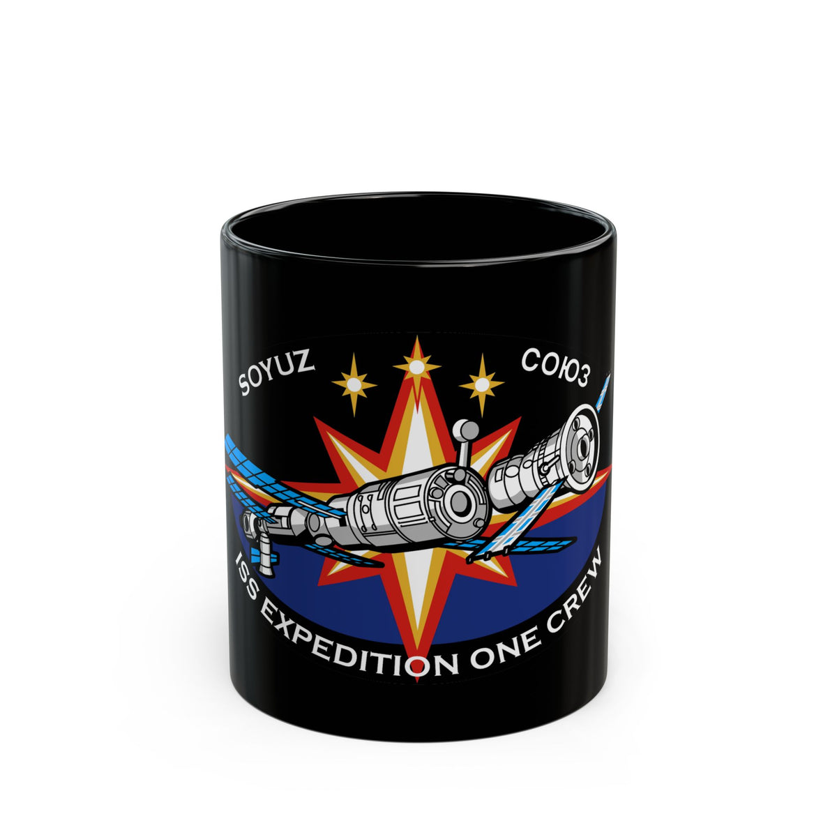 Soyuz TM-31 (Soyuz Programme) Black Coffee Mug