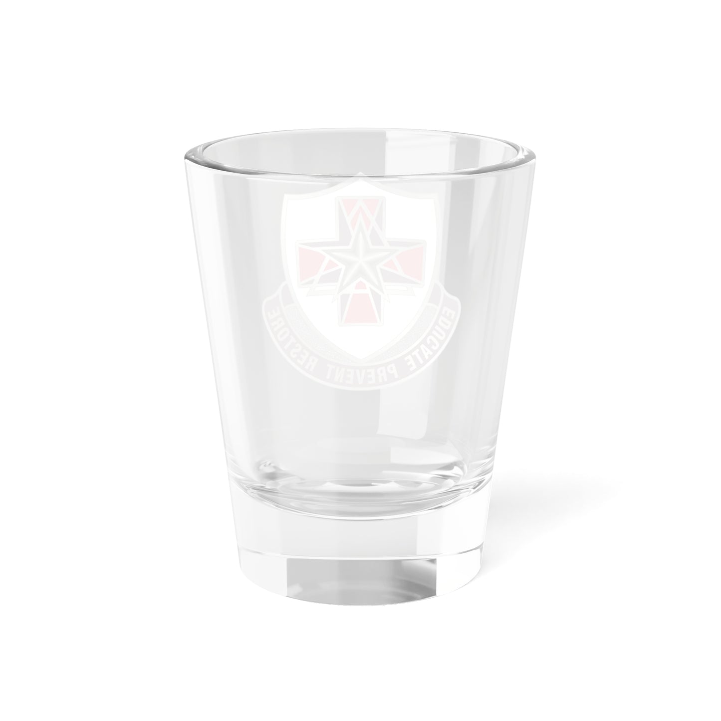 Verre à liqueur Activité Santé dentaire Fort Sam Houston (armée américaine) 1,5 oz