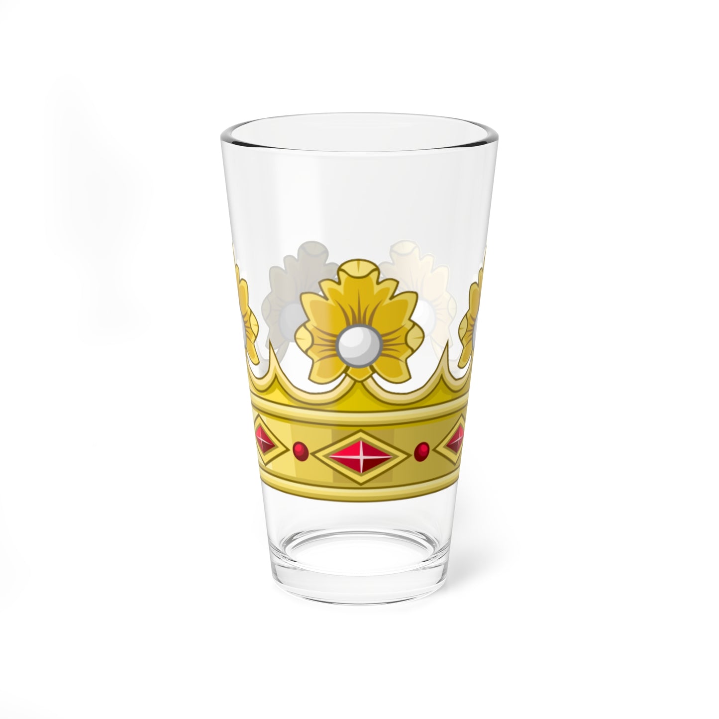 Coronet of a Duke - Kingdom of Portugal (Portugal) (Coat of Arms) Pint Glass 16oz