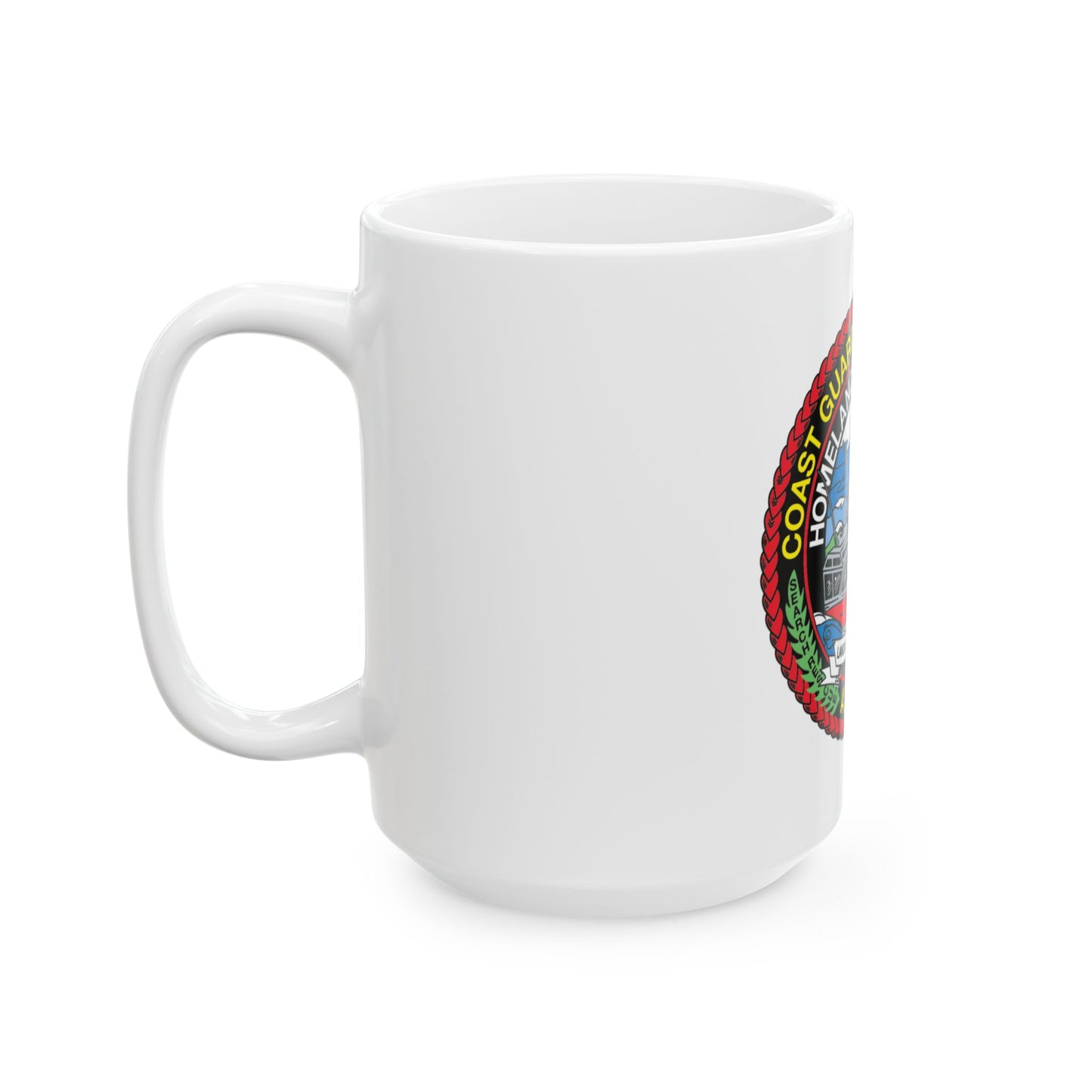 USCG Station Juneau Alaska   Homeland Security (U.S. Coast Guard) White Coffee Mug