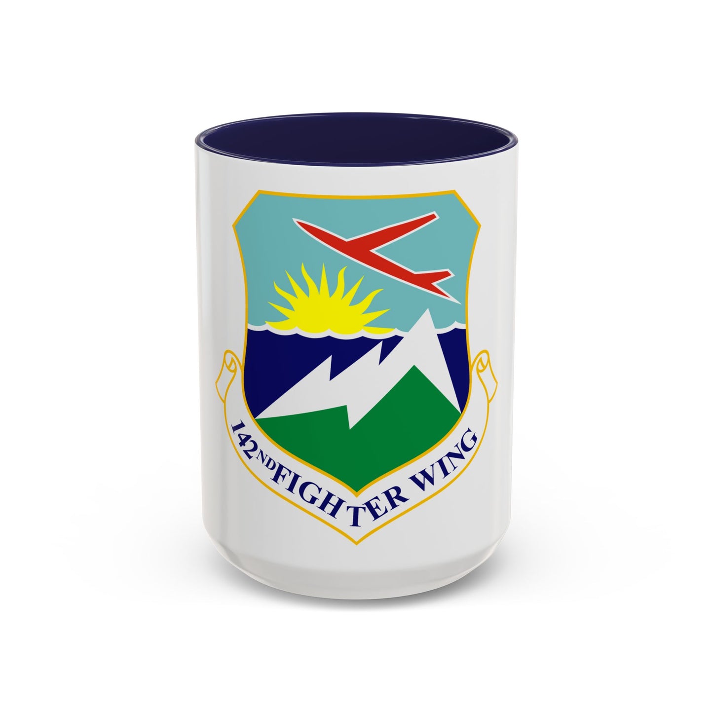 142nd Fighter Wing (U.S. Air Force) Accent Coffee Mug