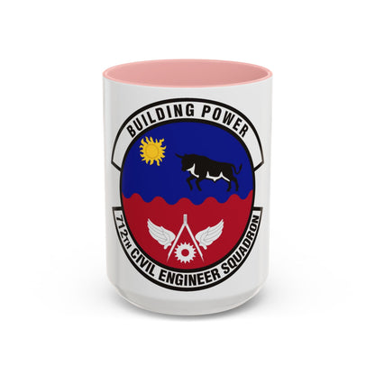 712th Civil Engineer Squadron (U.S. Air Force) Accent Coffee Mug