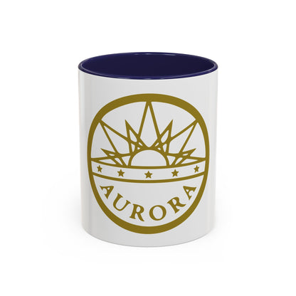 Seal of Aurora Colorado - Accent Coffee Mug