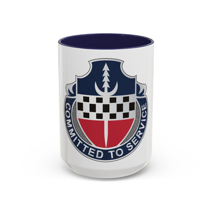 15 Personnel Services Battalion (U.S. Army) Accent Coffee Mug