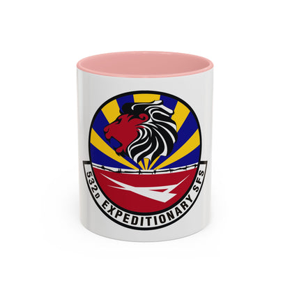 532d Expeditionary Security Forces Squadron (U.S. Air Force) Accent Coffee Mug