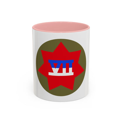 VII Corps (U.S. Army) Accent Coffee Mug