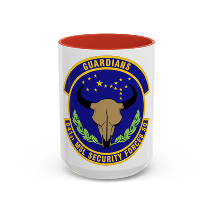 841 Missile Security Forces Squadron AFGSC (U.S. Air Force) Accent Coffee Mug