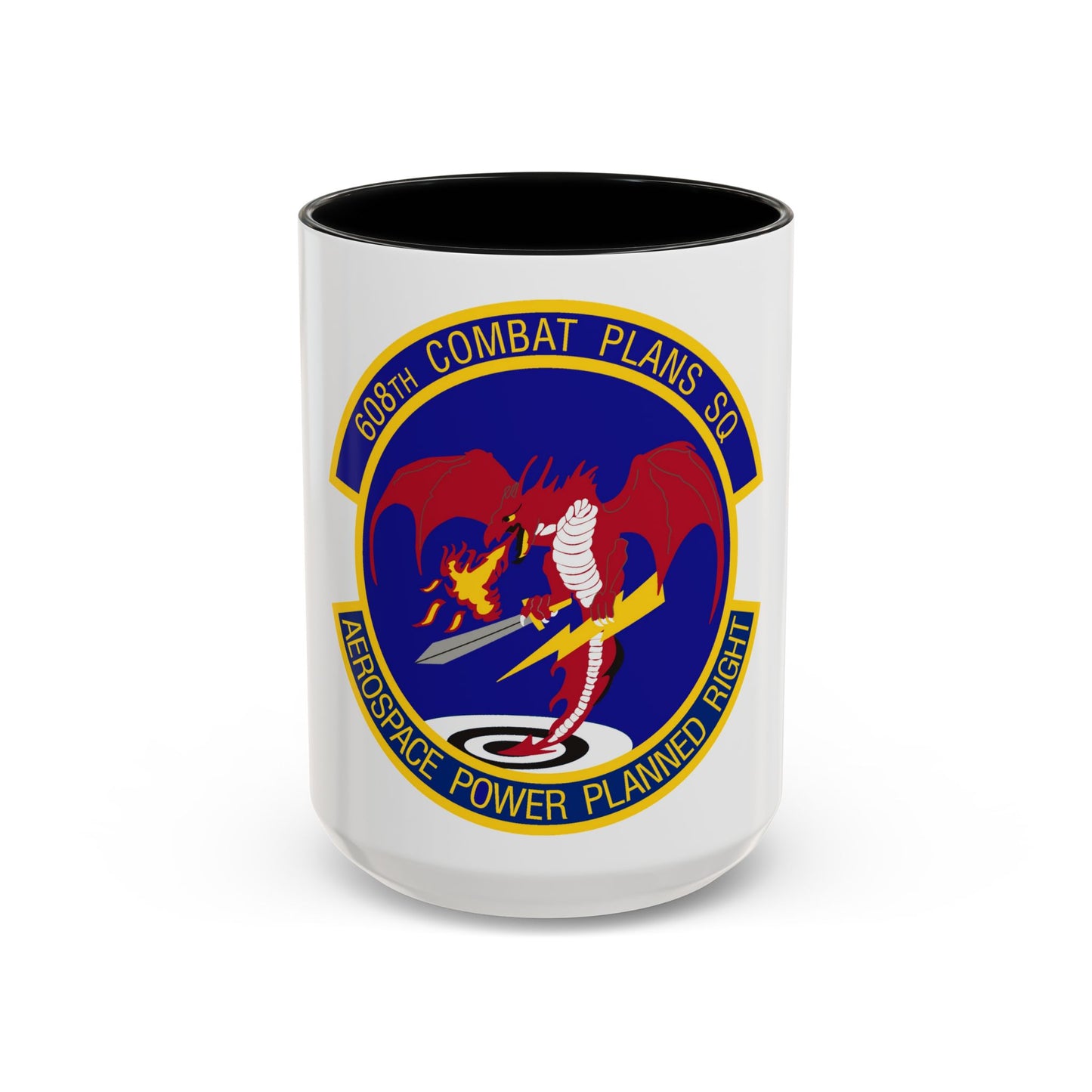608th Combat Plans Squadron (U.S. Air Force) Accent Coffee Mug