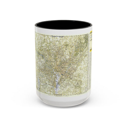 USA - Washington, Suburban (1948) (Map) Accent Coffee Mug