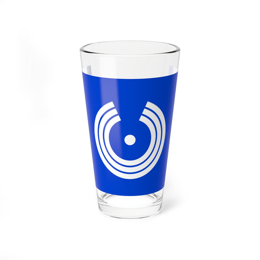 Flag of Miyake Tokyo (Japan) Pint Glass 16oz