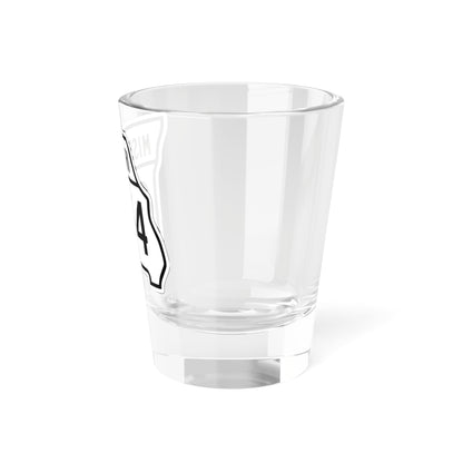MO-354 1948 (Missouri) (Road Sign) Shot Glass 1.5oz