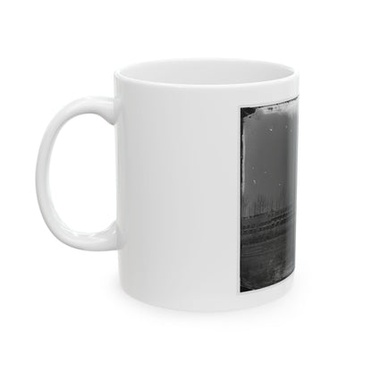 Rappahannock Station, Va. General View Of 50th New York Engineers' Winter Encampment (U.S. Civil War) White Coffee Mug